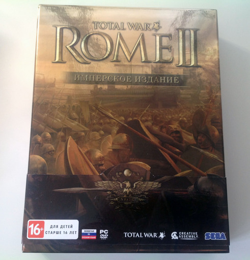 Total War: Rome II - Легионеры на привале. Распаковка "Имперского издания" Total War: Rome II
